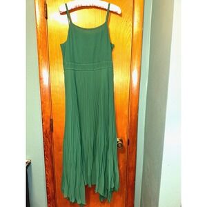 Massimo Dutti Long Pleated Dress Size 8 Cocktail Wedding Guest Semi Formal